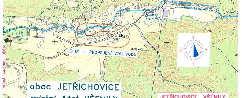 Jetřichovice, Všemily – propojení vodovodu