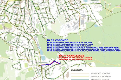 Jablonec n. N., Ke Starému buku - rekonstrukce kanalizace a vodovodu