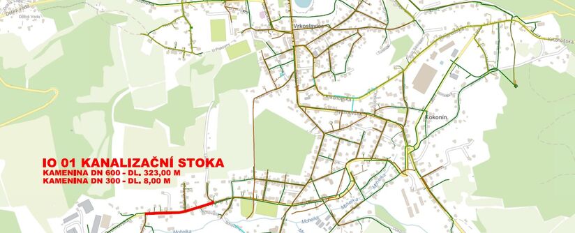 Jablonec n. N., Rychnovská - rekonstrukce kanalizace