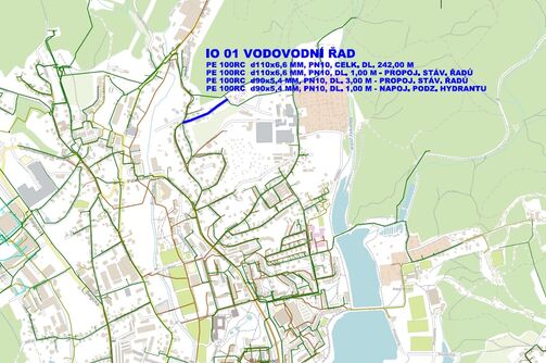 Jablonec n. N., Sněhová - rekonstrukce vodovodu
