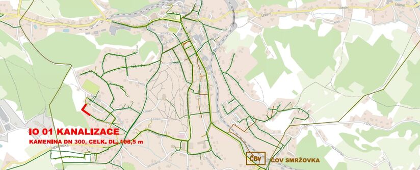 Smržovka, Rašelinová - rekonstrukce kanalizace