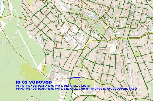 Jablonec n. N., Turnovská, schodiště - rekonstrukce vodovodu