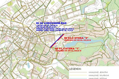 Liberec, Klášterní - rekonstrukce vodovodu a kanalizace