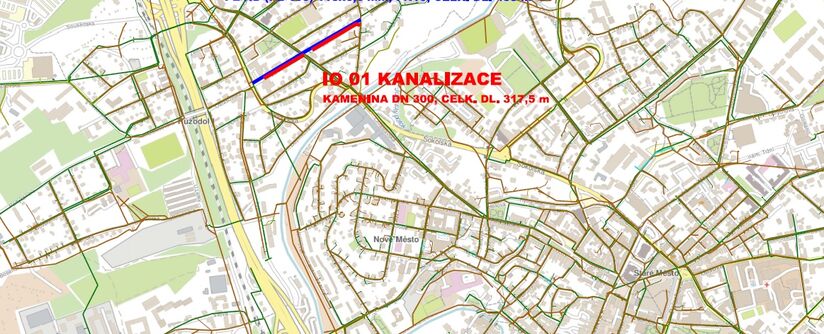 Liberec, Zahradní - rekonstrukce kanalizace a vodovodu