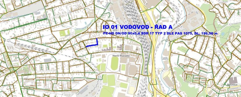 Liberec, Votočkova - rekonstrukce vodovodu