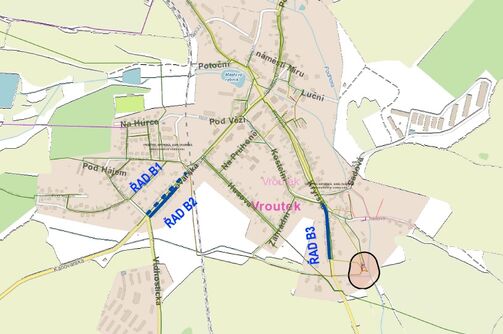 Vroutek, Kryrská, Karlovarská - rekonstrukce vodovodu