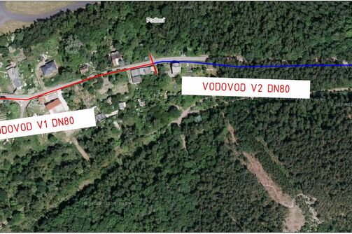 Most, Podlesí - rekonstrukce vodovodu