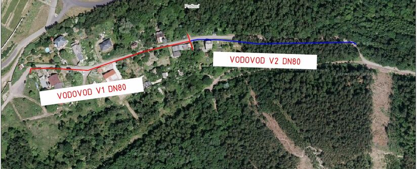 Most, Podlesí - rekonstrukce vodovodu