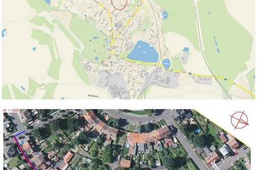 Duchcov, Malá okružní - rekonstrukce kanalizace a vodovodu