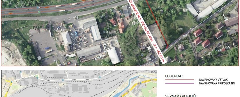 Ústí n. L., Žižkova - odstranění kanalizační výusti UL16