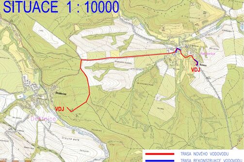 Tuchořice, Nečemice - náhrada vodního zdroje