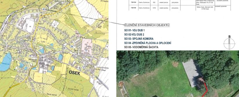 Osek, VDJ Osek - Dub 1 a VDJ Osek - Dub 2 - rekonstrukce II. etapa