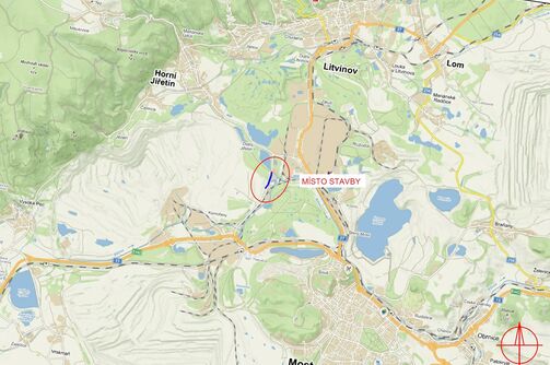 Horní Jiřetín, U Jezera - rekonstrukce vodovodu