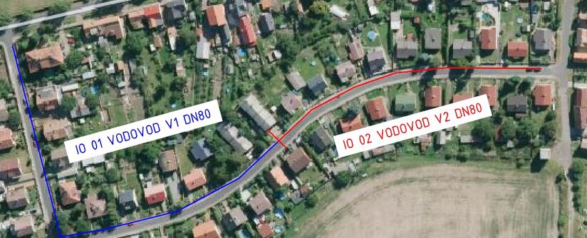 Bečov, okály - rekonstrukce vodovodu