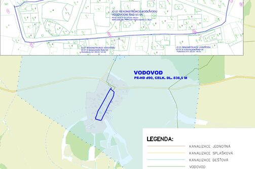 Doksy, Zbyny - rekonstrukce vodovodu