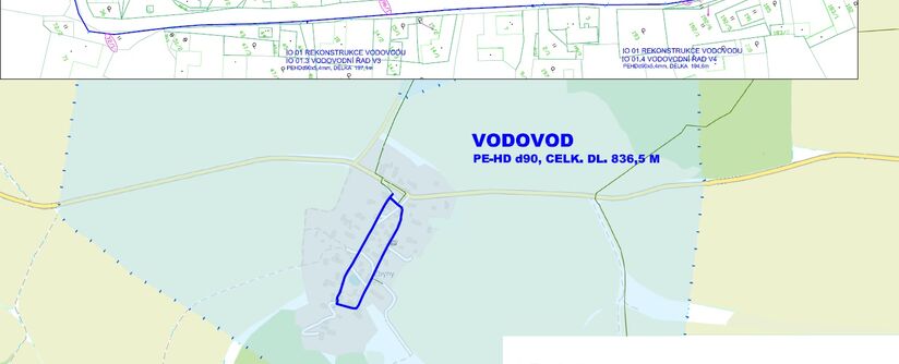 Doksy, Zbyny - rekonstrukce vodovodu