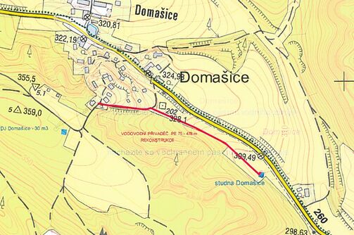 Tuhaň, Domašice - vrt
