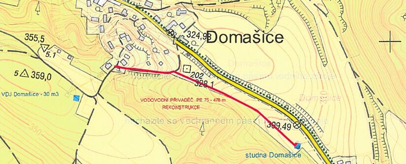 Tuhaň, Domašice - vrt
