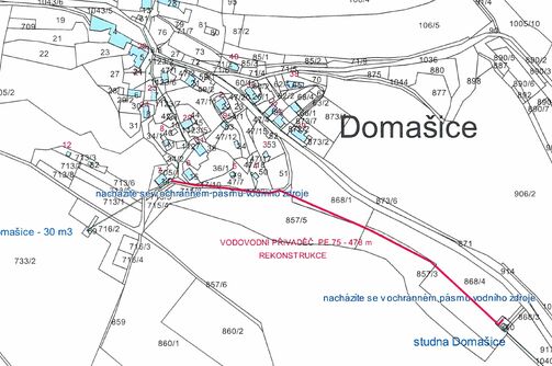 Tuhaň, Domašice - rekonstrukce výtlaku