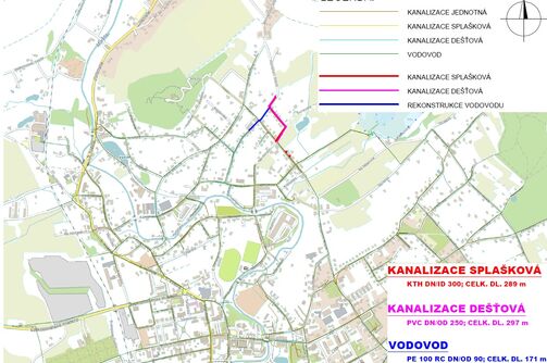 Varnsdorf, Pohraniční stráže, Severská, Turnovská, Šumavská - rekonstrukce kanalizace a vodovodu