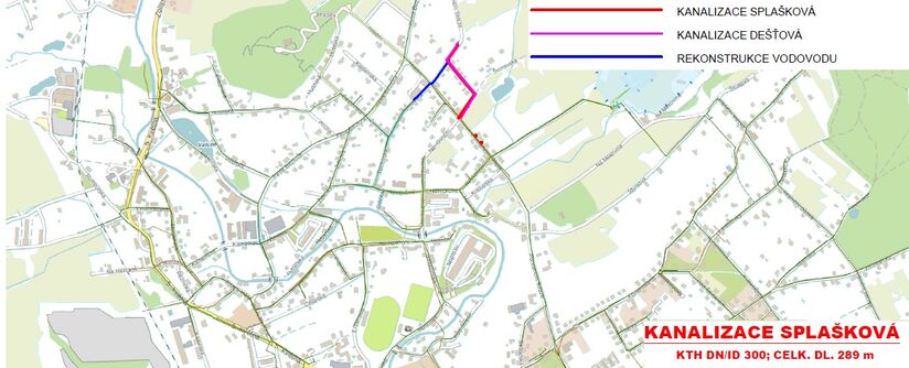 Varnsdorf, Pohraniční stráže, Severská, Turnovská, Šumavská - rekonstrukce kanalizace a vodovodu