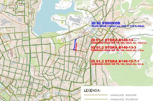Jablonec n.N., Skelná - rekonstrukce kanalizace a vodovodu