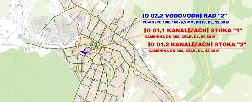 Rychnov u Jablonce n.N., Nová - rekonstrukce kanalizace a vodovodu