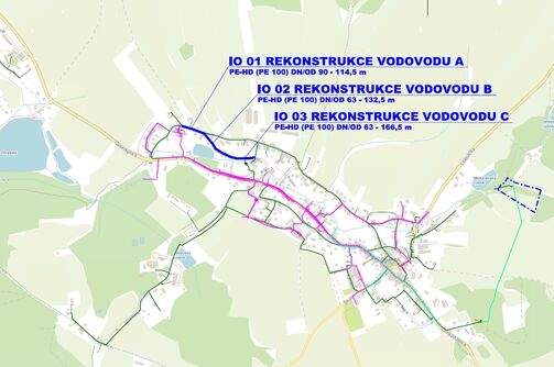 Osečná, Truhlářská - rekonstrukce vodovodu