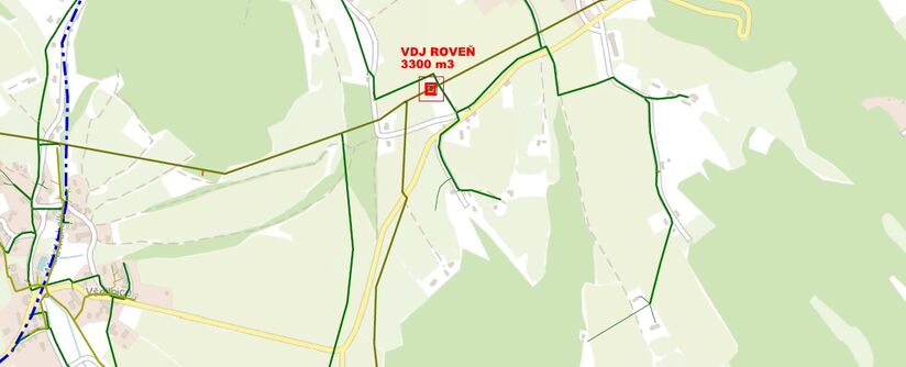 Všelibice, Roveň - rekonstrukce VDJ Roveň