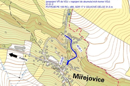 Miřejovice - rekonstrukce vodovodu