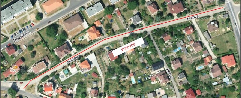 Štětí, Horova - rekonstrukce vodovodu