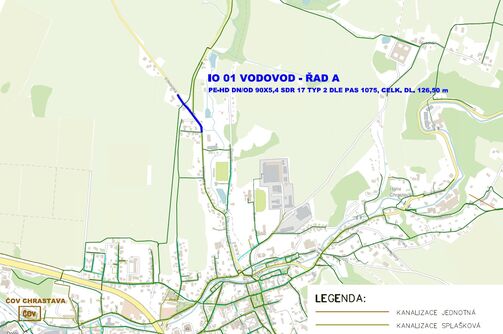 Chrastava, Vítkovská, rekonstrukce vodovodu