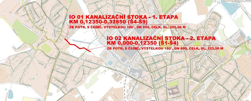 Novosedlice, Trnovanská – rekonstrukce kanalizace