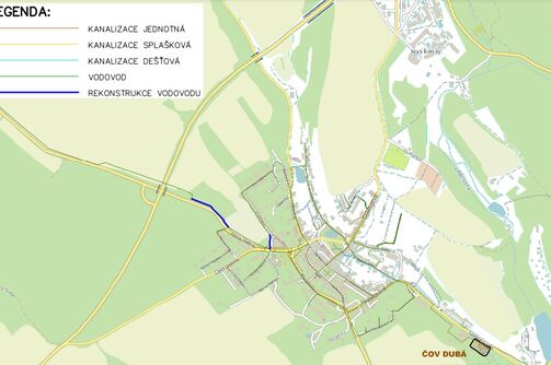 Dubá, Nové Město - rekonstrukce vodovodu
