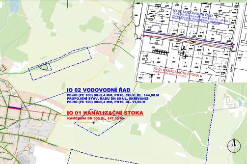 Mimoň, Luční - rekonstrukce kanalizace a vodovodu