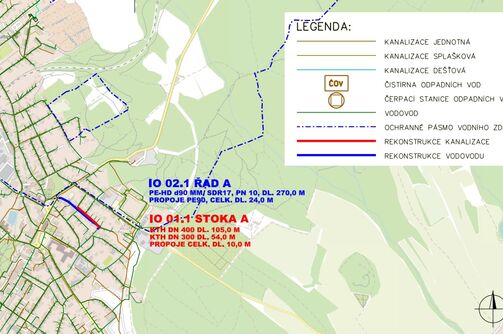 Nový Bor, Prokopa Velikého - rekonstrukce kanalizace a vodovodu