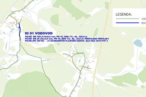 Velký Valtinov - rekonstrukce vodovodu