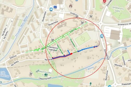 Jirkov, Na Stráni, Dukelská, Kpt. Jaroše, J. Švermy – rekonstrukce vodovodu a kanalizace