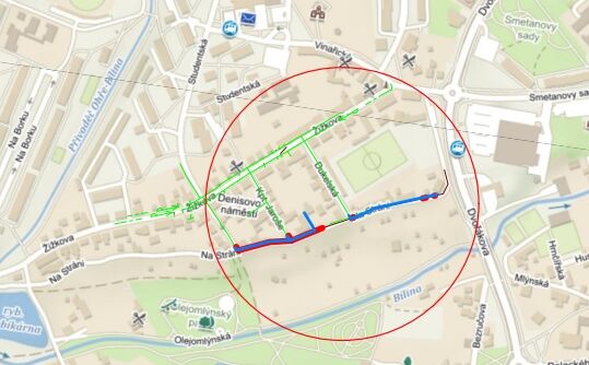Jirkov, Na Stráni, Dukelská, Kpt. Jaroše, J. Švermy – rekonstrukce vodovodu a kanalizace