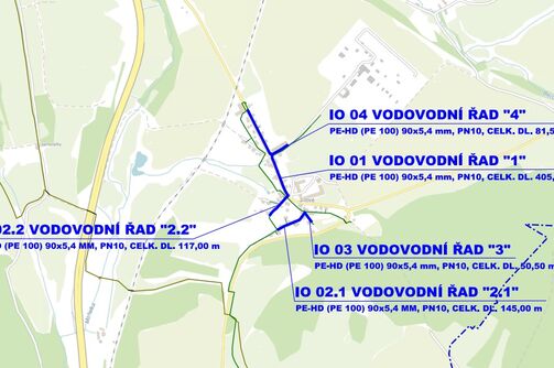 Hodkovice n.M., Jílové - rekonstrukce vodovodu