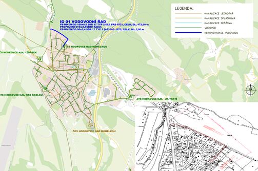 Hodkovice n. M., Lesní – rekonstrukce vodovodu