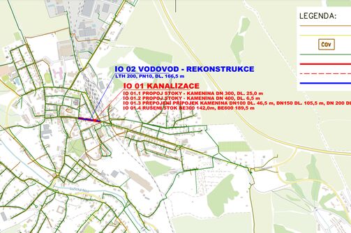 Hrádek n.N., Liberecká II. - rekonstrukce vodovodu a kanalizace
