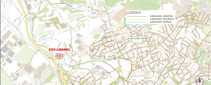 Liberec, ČOV Liberec - rekonstrukce opláštění vyhnívacích nádrží