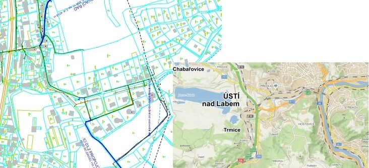 Dolní Zálezly, VDJ Dolní Zálezly – dolní, odpadní potrubí, propojovací a zásobní řad – rekonstrukce