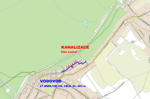 Osek, Hrdlovská po Tyršovu - rekonstrukce vodovodu