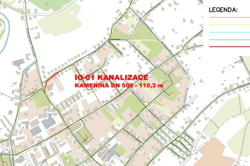 Varnsdorf, Komenského - rekonstrukce kanalizace a vodovodu