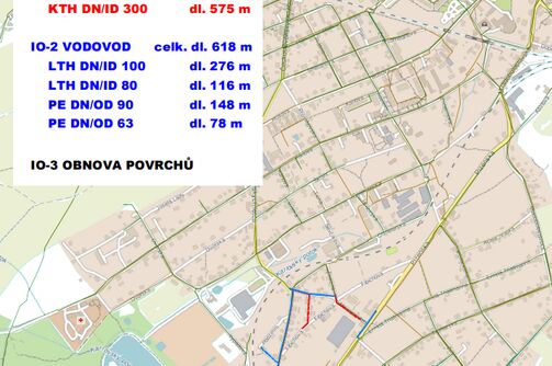 Varnsdorf, Čsl. letců, M. Alše, Dragounská, Plzeňská - rekonstrukce kanalizace a vod.