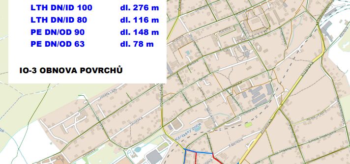 Varnsdorf, Čsl. letců, M. Alše, Dragounská, Plzeňská - rekonstrukce kanalizace a vod.