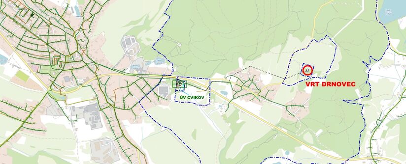 Cvikov, vrt Drnovec (CV-2) – rekonstrukce a rekonstrukce AŠ