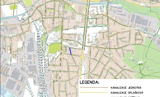 Česká Lípa, Pod Hůrkou - rekonstrukce vodovodu
